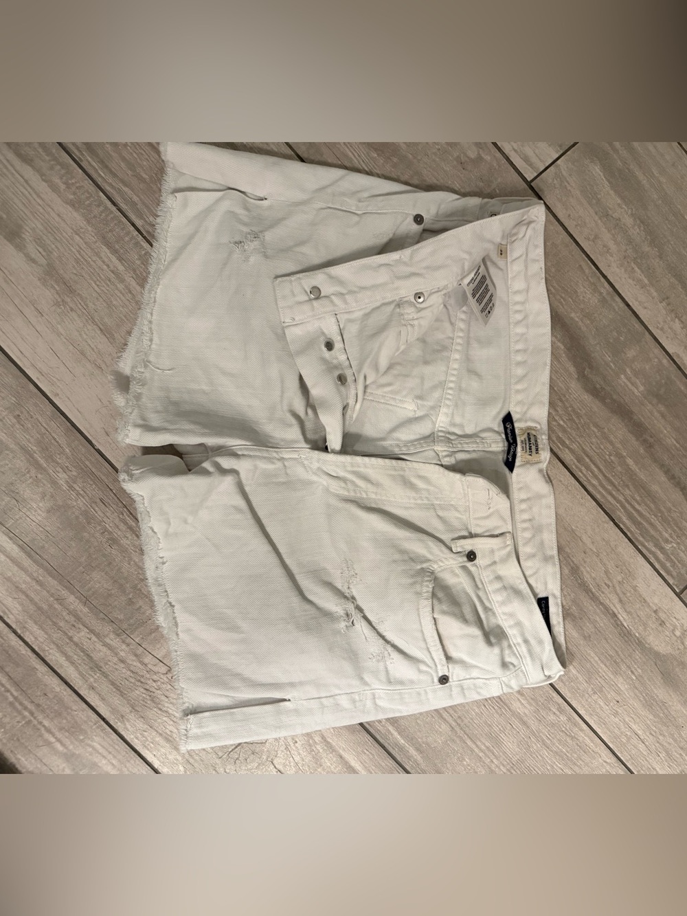 Citizens Of Humanity White Denim Jeans - distressed